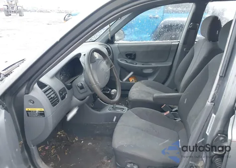 2005 Hyundai Accent Gls from USA, damaged, VIN KMHCG45C25U598381